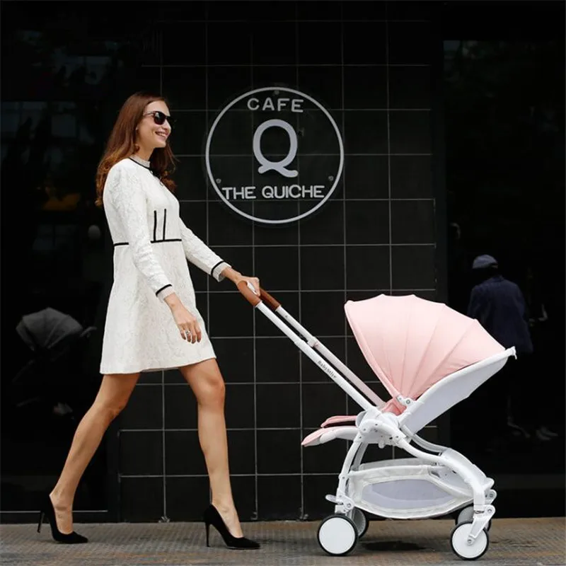 

Portable Baby Stroller 2 in 1 bebek arabasi Baby Carriages For Newborns Can Sit Can Lie Ultra-lightweight Kinderwagen
