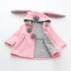 2022 Winter Spring Baby Girls Long Sleeve Coat Jacket Rabbit Ear Hoodie Casual Outerwear Boy Leisure Sports Skiing Down Jacket ► Photo 3/6