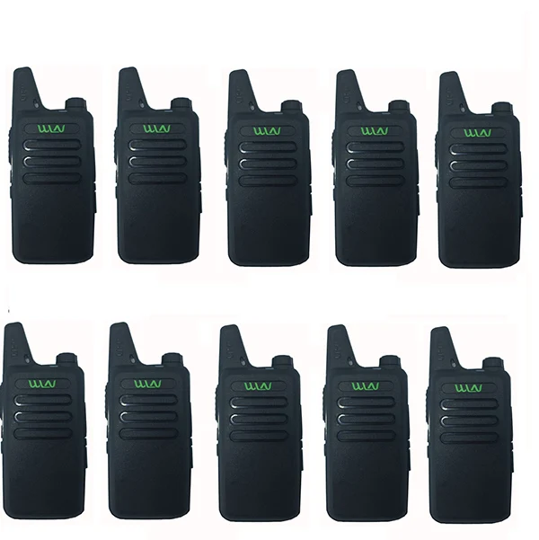10 шт. портативная рация WLN KD C1 Mini Ham двухсторонняя FM радио высокочастотный
