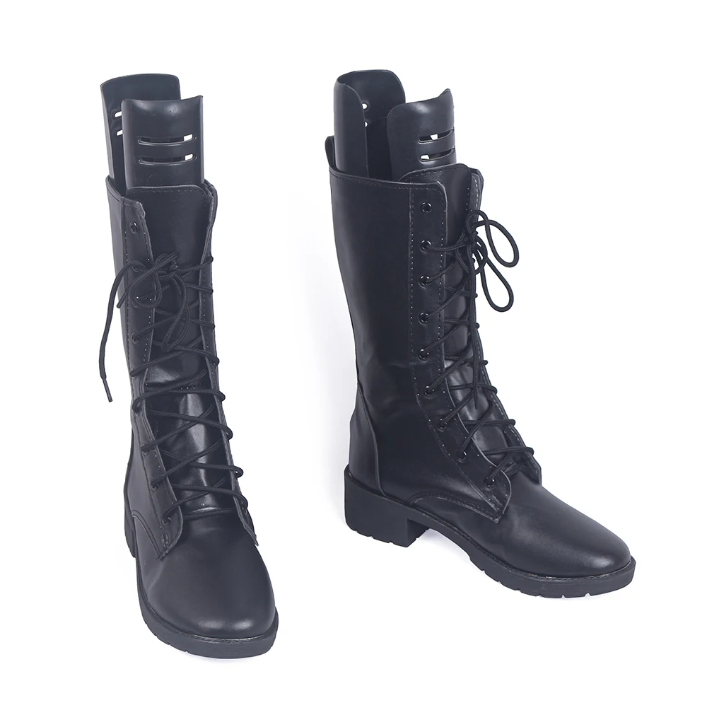 Hetalia Axis Powers Gilbert Beilschmidt Cosplay Boots Black Shoes (2)