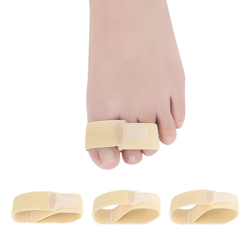 One Piece Toe Finger Straightener Hammer Toe Hallux Valgus Corrector Bandage Toe Separator Splint Wraps Foot Care Supplies One Piece Toe Finger Straightener Hammer Toe Hallux Valgus Corrector Bandage Toe Separator Splint Wraps Foot Care Supplies