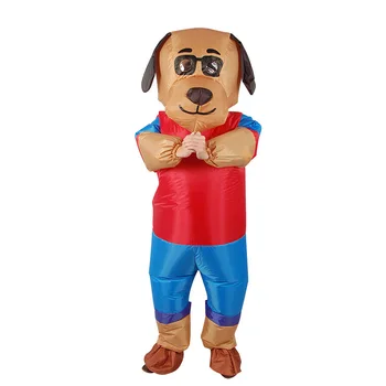 

New Design dog Cartoon Inflatable Costume Adult Cosplay Clothing Party Funny Props for Halloween