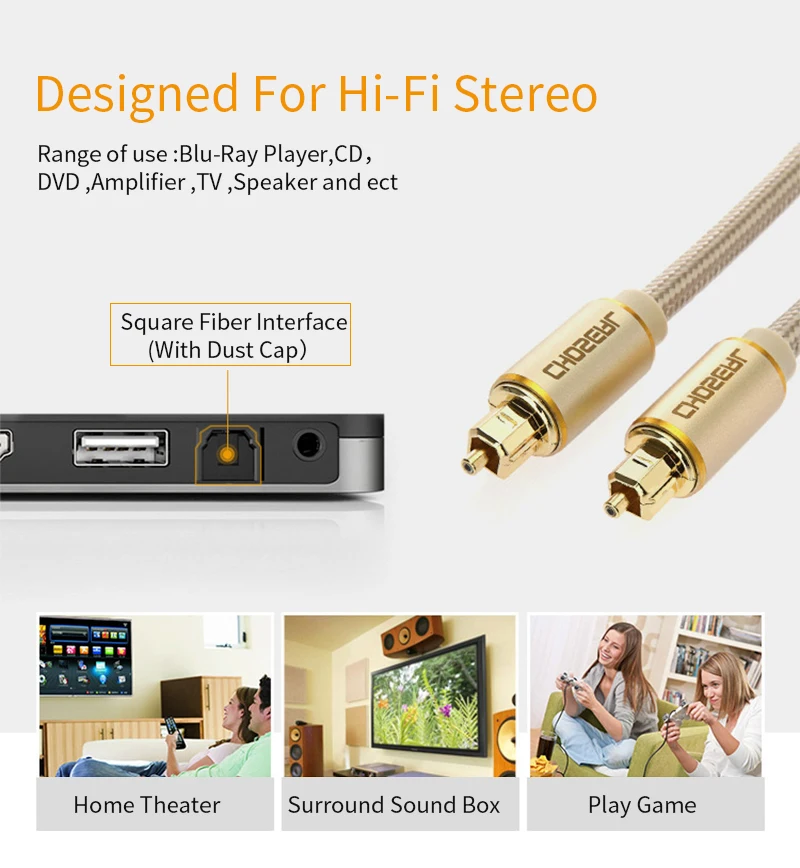 Digital Optical Fiber Audio Cable (3)