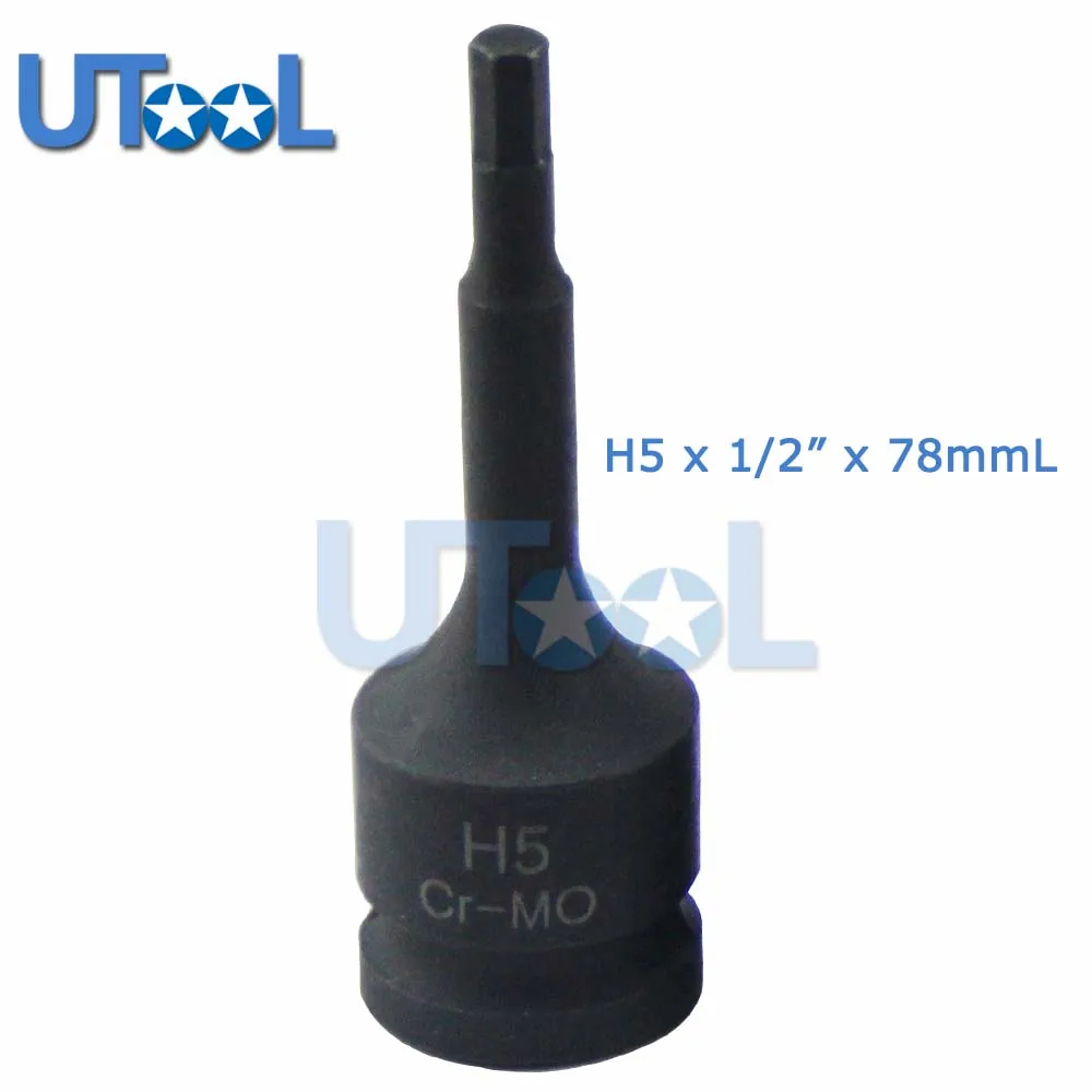 

1/2 DR Impact Bit Socket H5 H6 H7 H8 H9 H10 H11 H12 H14 H16 H17 H18 H19 Ratchet Bit Socket