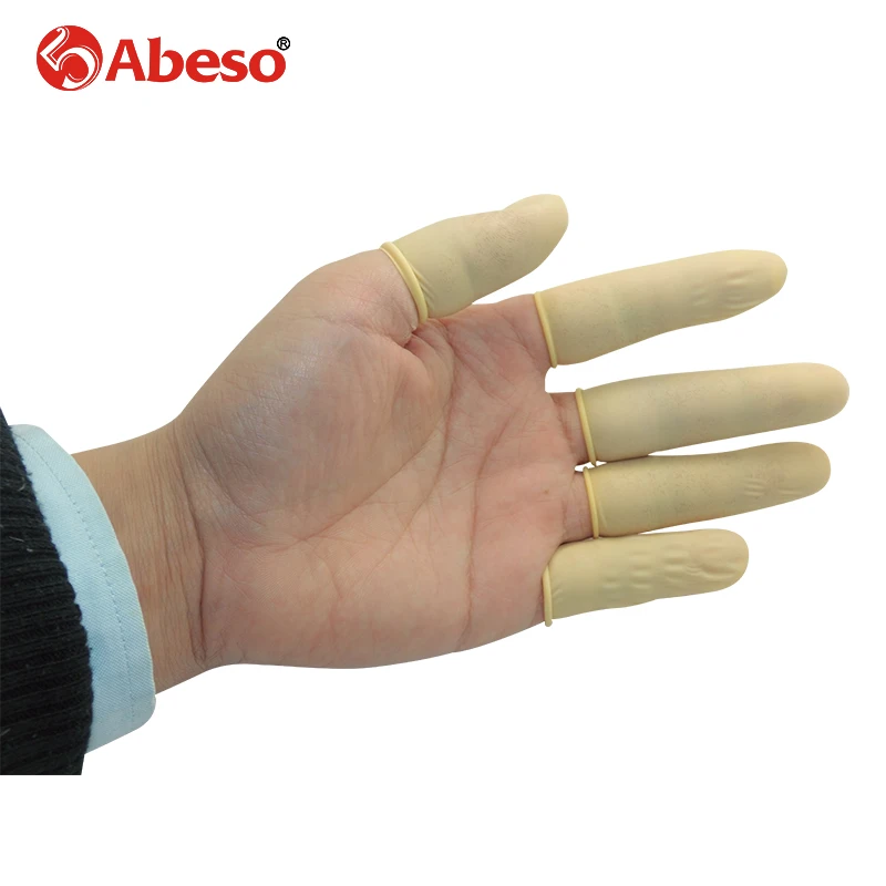 1000pcs/lot Aibusiso Antistatic durable latex finger cots safety gloves