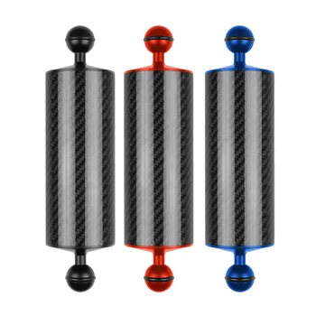 

Aluminum 8"Carbon Fiber Floating Arm Support Carbon Fiber Float Buoyancy Aquatic Arm for Gopro Action Camera FS608