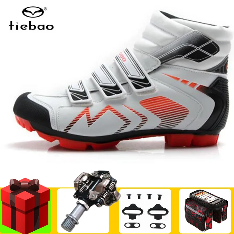 

TIEBAO cycling shoes Winter SPD pedal sapatilha ciclismo mtb men bicycle mountain bike self-locking chaussures vtt homme sneaker
