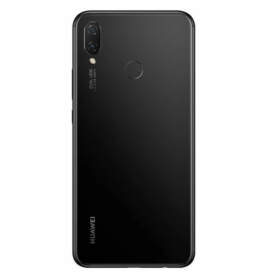 Чехол для задней батареи huawei для huawei NOVA 3i, чехол для задней панели со стеклом - Цвет: Black