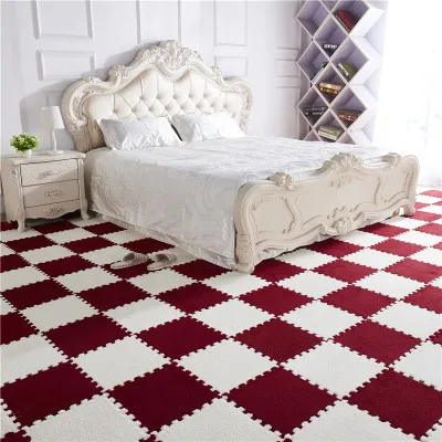 Tapis Enfant Tapete Infantil Поролоновый развивающий коврик-пазл детский игровой коврик для гостиной напольный коврик для детского спортзала - Цвет: Небесно-голубой