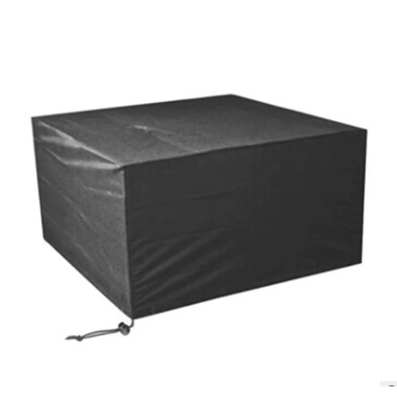 86*86*36cm Mayitr Black Waterproof Fire Pit Canvas Square Outdoor  Cooking BBQ Grill Dust Covers