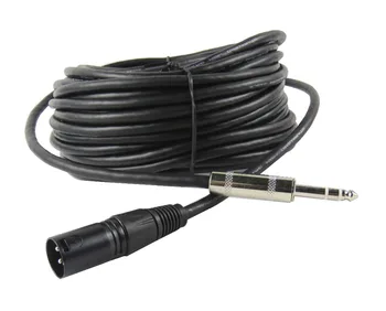 

STARAUDIO SSMC-15M 50FT(15M) XLR 3-Pin Male to 1/4" Stereo Male Plug Shielded Speaker Microphone Cable