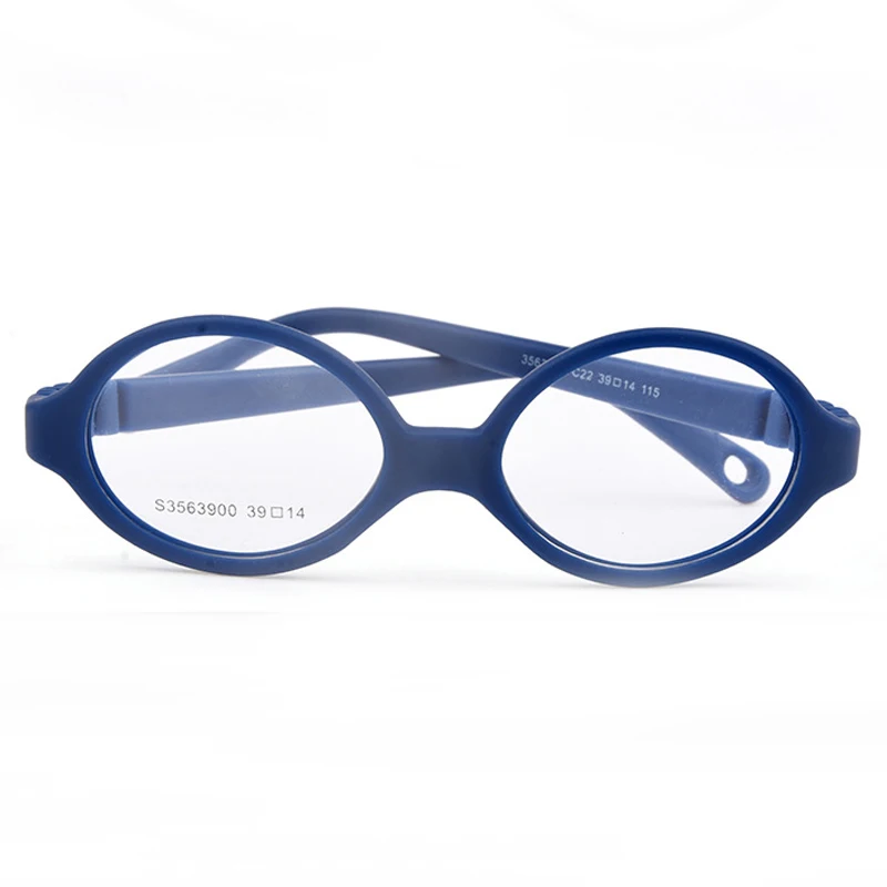 Детские Медицинские силиконовые очки для мальчиков, очки для детей, очки для глаз, рамки для девочек, гибкие легкие Gafas резиновые - Цвет оправы: C22