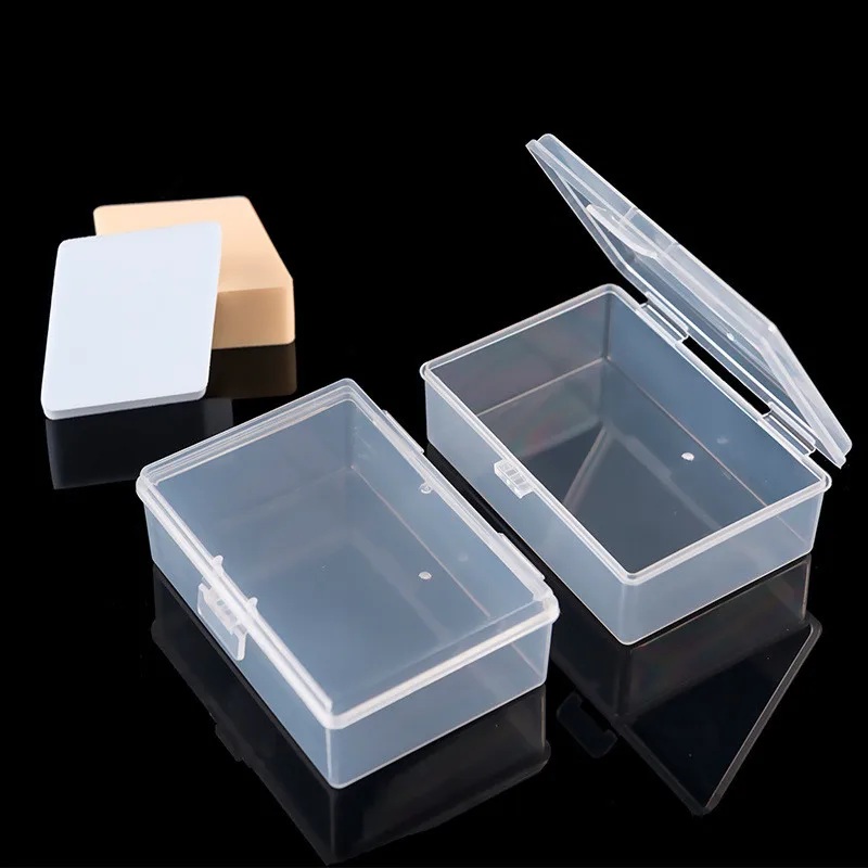 

4 Sizes Household Transparent Storage Box Practical Multipurpose Clear Display Case Quality Plastic Jewelry Storage Box