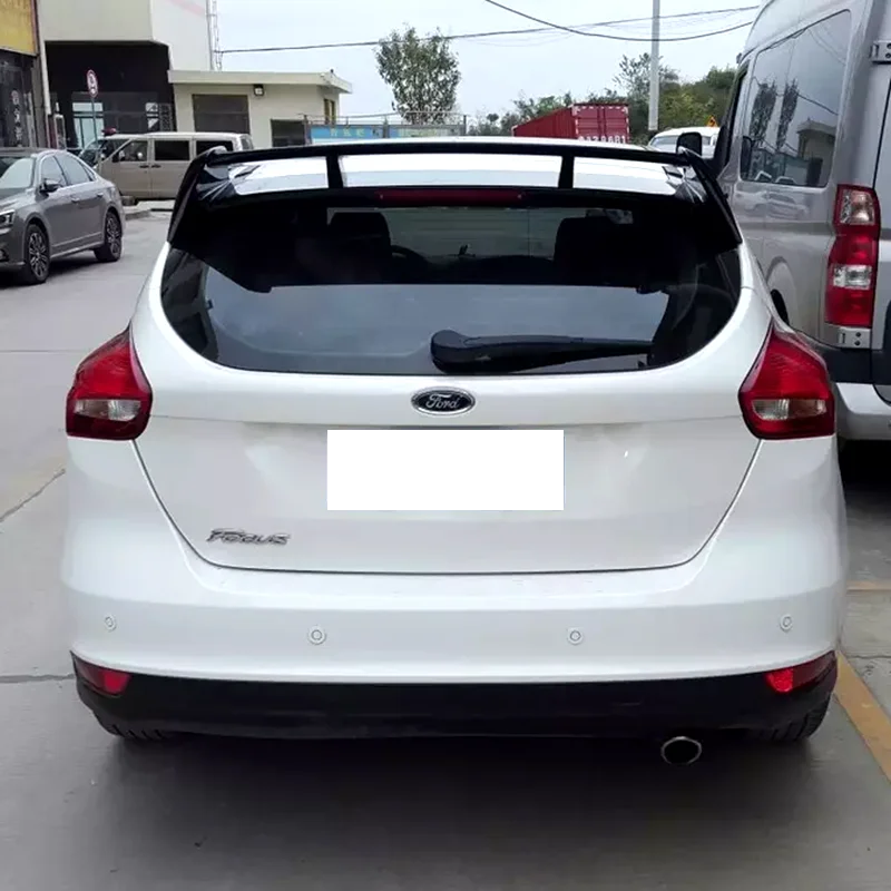 Для Ford Focus ST спойлер 2012- Высококачественный ABS Материал заднее крыло автомобиля праймер цвет задний спойлер для Focus ST спойлер