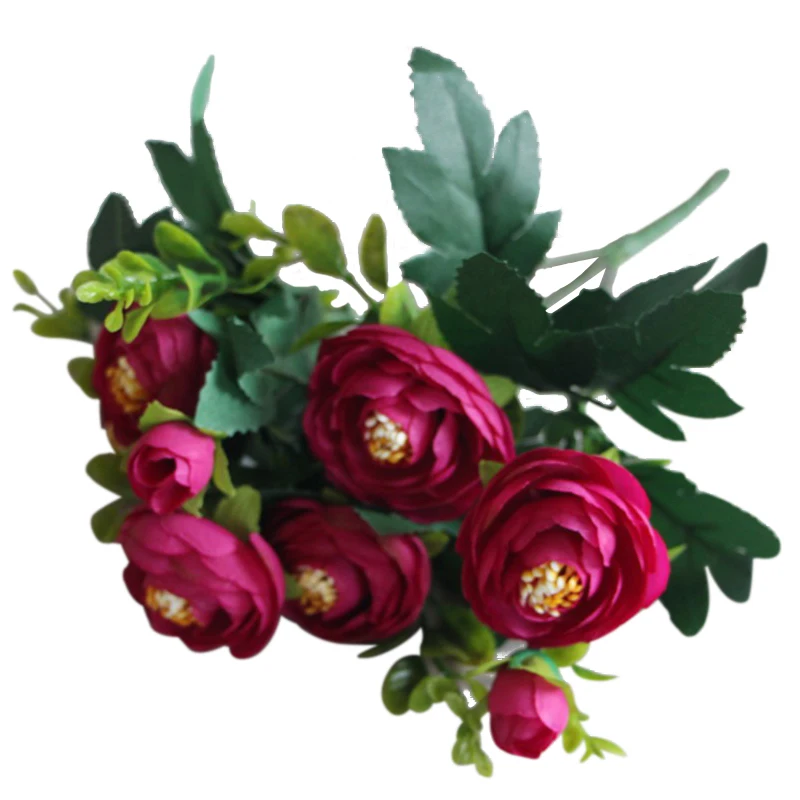 10pcs 4cm Chou Rose Bourgeons Dans Les Bourgeons De Fleurs