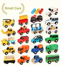 EDWONE – Train magnétique en bois, avion, hélicoptère, chemin de fer, voiture, camion, accessoires, jouet pour enfants, nouvelles pistes Biro, cadeaux