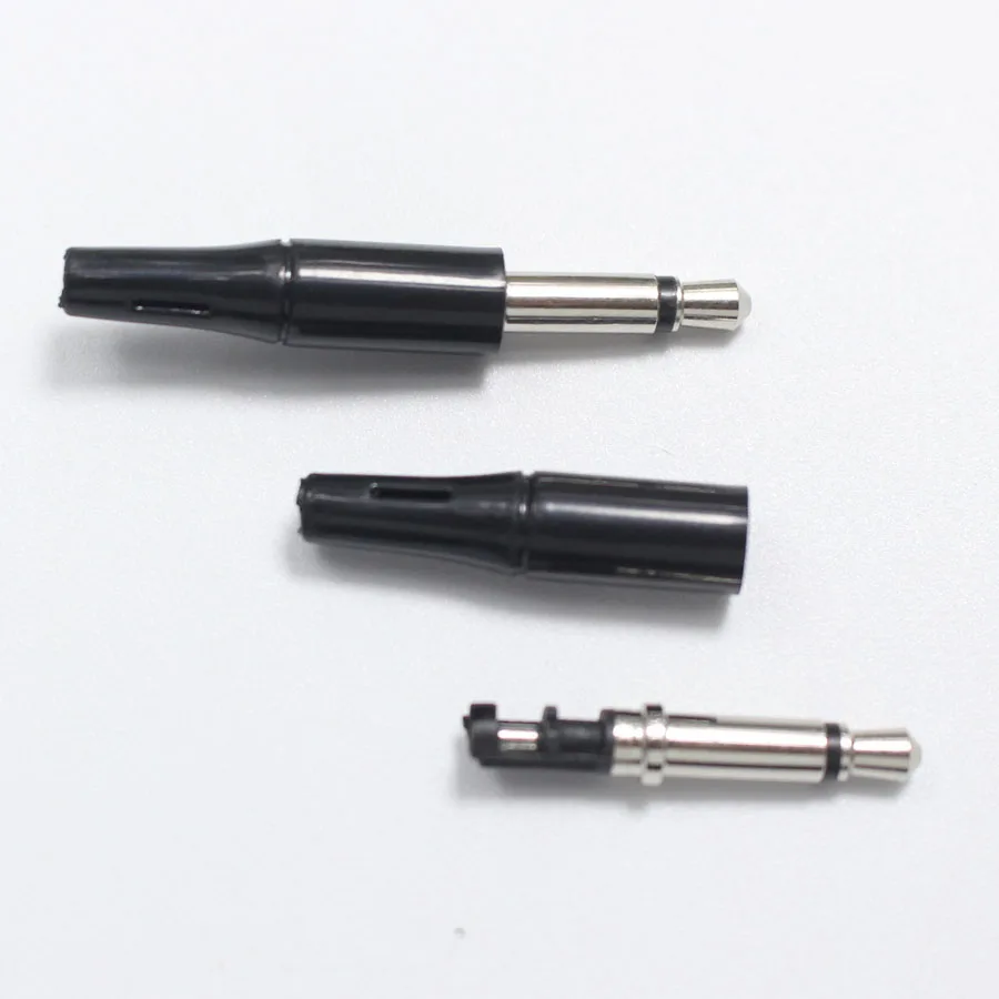 10pcs 흰색과 검정색 3.5mm 스테레오 헤드셋 플러그 4 극 3 극 3.5 오디오 플러그 잭 어댑터 커넥터 아이폰 용