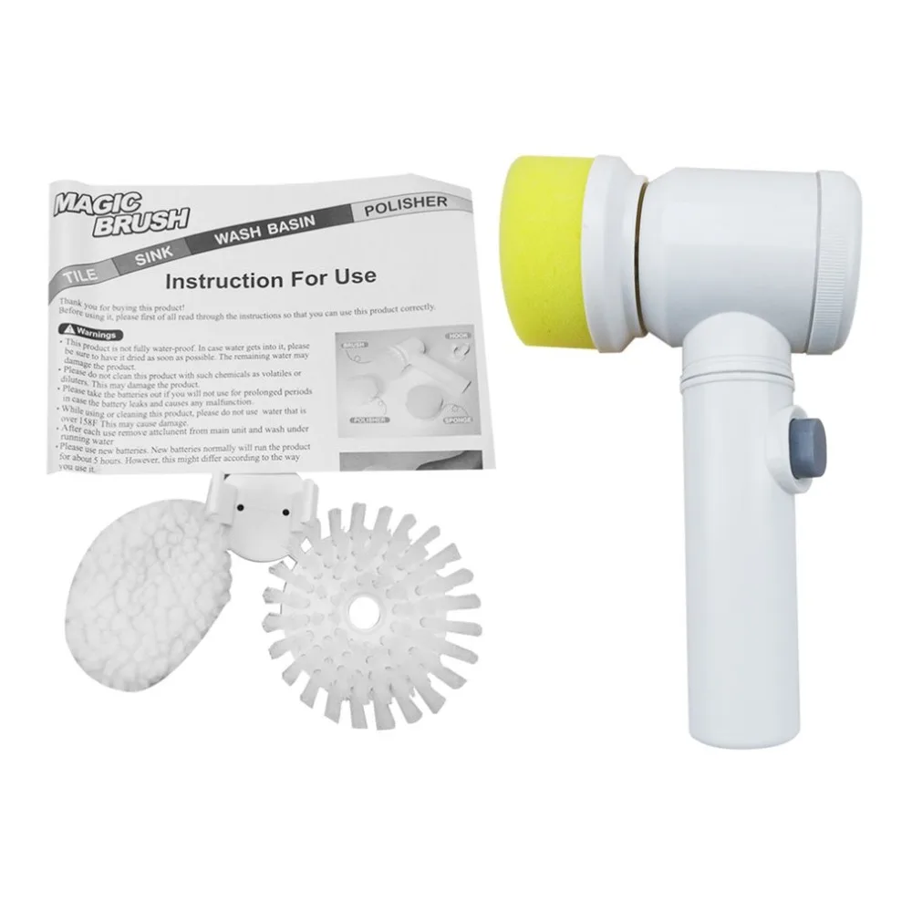 5 In 1 Multifunctional Design Electric Magic Washing Brush Cleaner