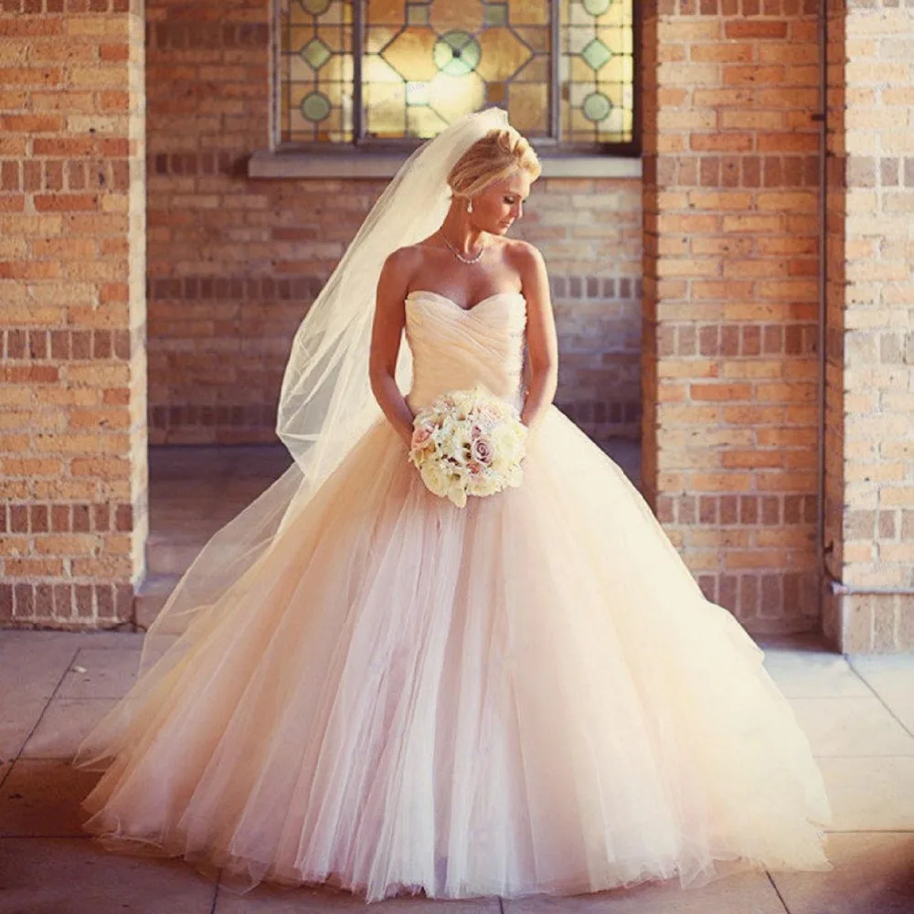 2017 Modest Vintage Cheap Sleeveless Sweetheart Lace Up A-Line Romantic Plus Size Bridal Gowns Wedding Dresses | Свадьбы и торжества