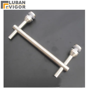 

Glass fence stainless steel connector,handrail Bracket,double Glass Connector/clamp,Staircase handrail column accessories