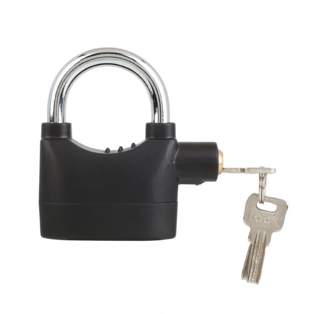 Bicycle Alarm Lock Anti Losing Safety Motion Sensor Padlock Theftproof