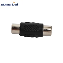Superbat RCA адаптер 50 Ом RCA разъём Женский RCA прямой адаптер для домкрата RF коаксиальный разъем свободно висящий