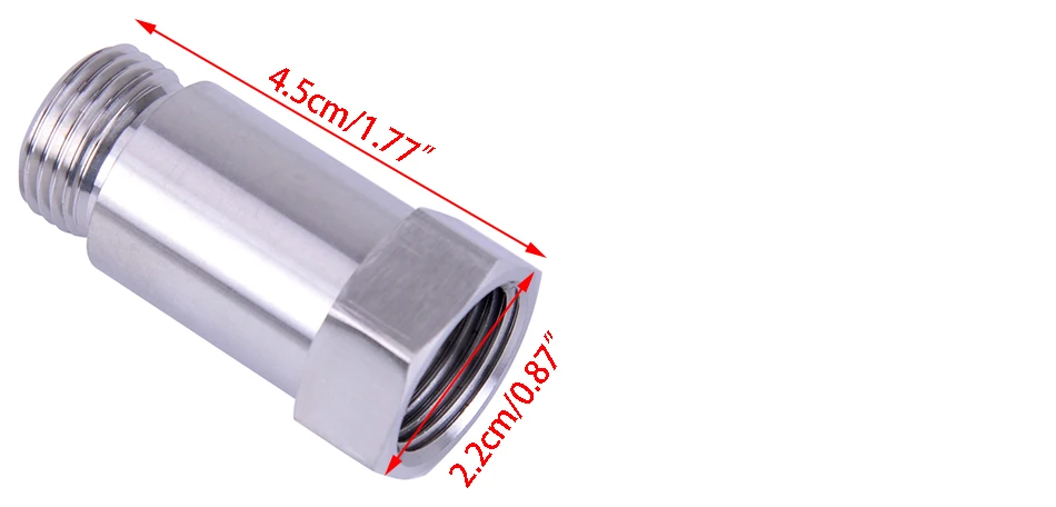 Sensor de Oxigênio Prata Limitador Espaçador Extensor Extensão Simulador Adaptador Ferramenta Encaixes Inserções Fluxo Metal o2 Cel Fix Adj-01 8 Cheap Sensores e interruptores