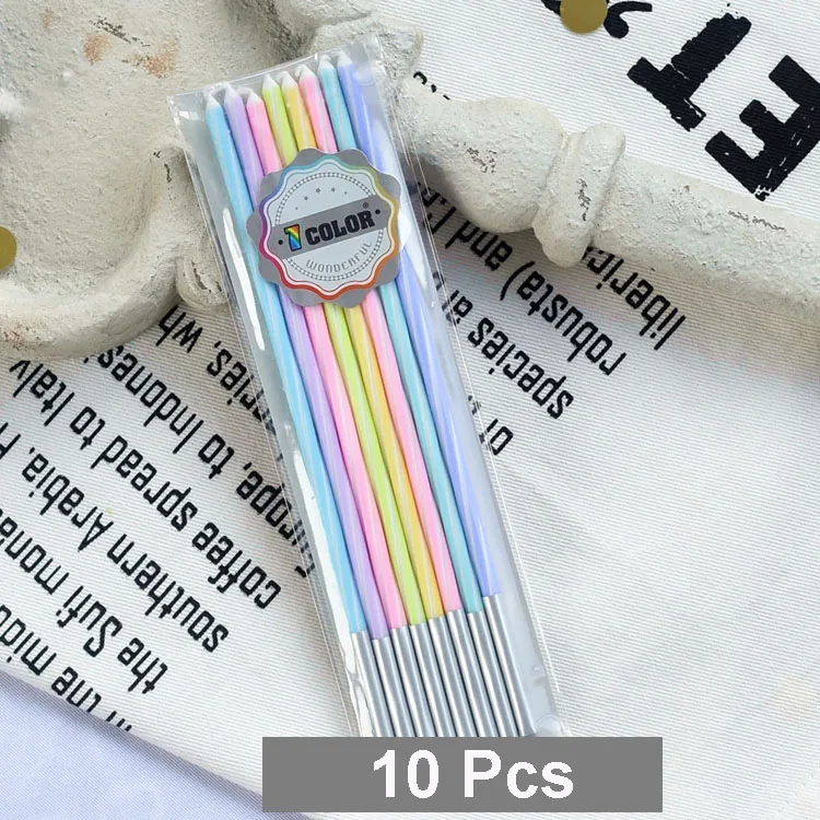 Multicolor 10box 20-50 коробок, высокое качество, креативная романтическая вечеринка, день рождения, свеча, торт, вечерние, день рождения, праздник, принадлежности, украшения, подарки - Цвет: Multicolor 10box