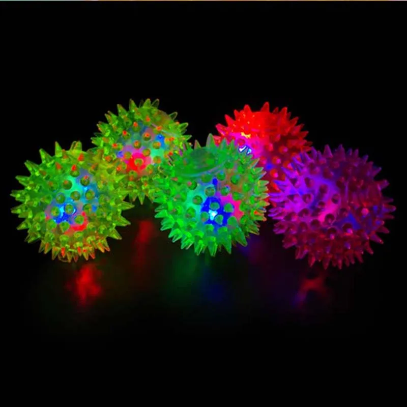 

Light-Up Balls Sensory LED Flashing Stress Massage Exercise Birthday Party Gift