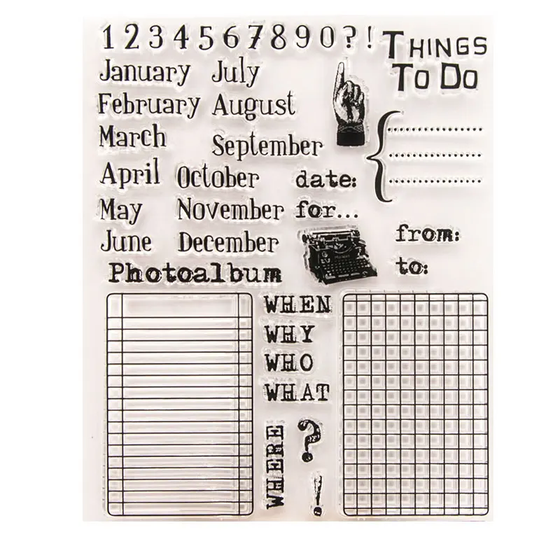 NCraft Clear Stamps N1394 Scrapbook Paper Craft Clear stamp scrapbooking