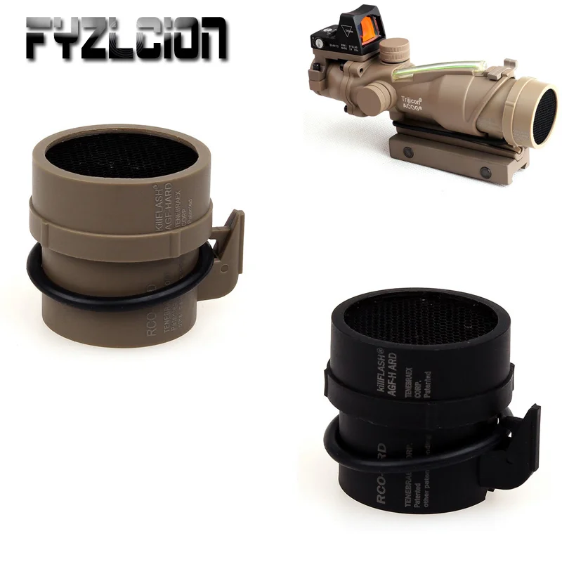 

Fyzlcion Sight guide Aluminum KILLFLASH DEFENDER High strength plastic Aluminum Protector Cover for ACOG Series