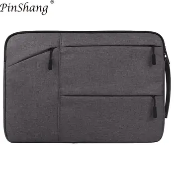 

PinShang Laptop Bag for Air Pro Retina 11 12 13 14 15 15.6 inch Laptop Sleeve Case handbag Cover for Xiaomi Air bags women ZK30