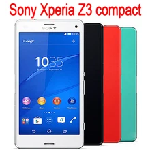 Разблокированный sony Xperia Z3 Compact Z3 mini 3G 4G Wifi GSM 20.7MP 4,6 ''четырехъядерный 16GB отремонтированный сотовый телефон