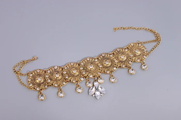 Винтажное колье ожерелье кристалл роскошный воротник женские ожерелья-Чокеры массивное Макси массивное ожерелье ювелирные аксессуары X1724