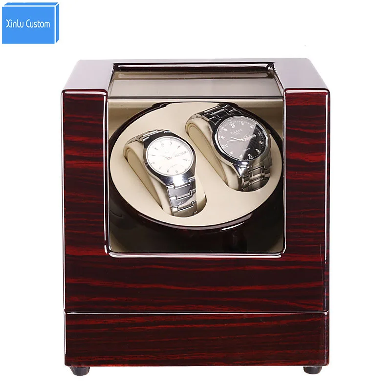 

Luxury Watch Winder 2 Grids 5 Color&4 Plug Electric/Battery Support Mechanical Watches Japan Mute Mabuchi Motor, Drop Shipping