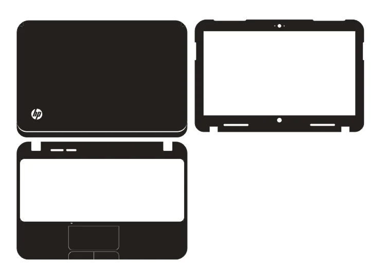 Наклейки из углеродного волокна для ноутбука, виниловые наклейки для hp DM1-4020SA 4300 4175SA 4120ss 4310nr 11,6"