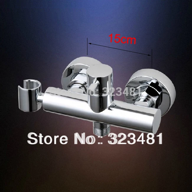 

Brass Cold Hot Water Mixer for Shattaf Faucet 15cm Toilet Shattaf Valve with Holder Shattaf Mixer Free Shipping