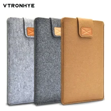 Рукав для ноутбука 17,3 дюймов супер тонкий вертикальный войлочный рукав сумка 11 13 14 15,6 17,3 для Macbook Dell acer Asus ноутбук