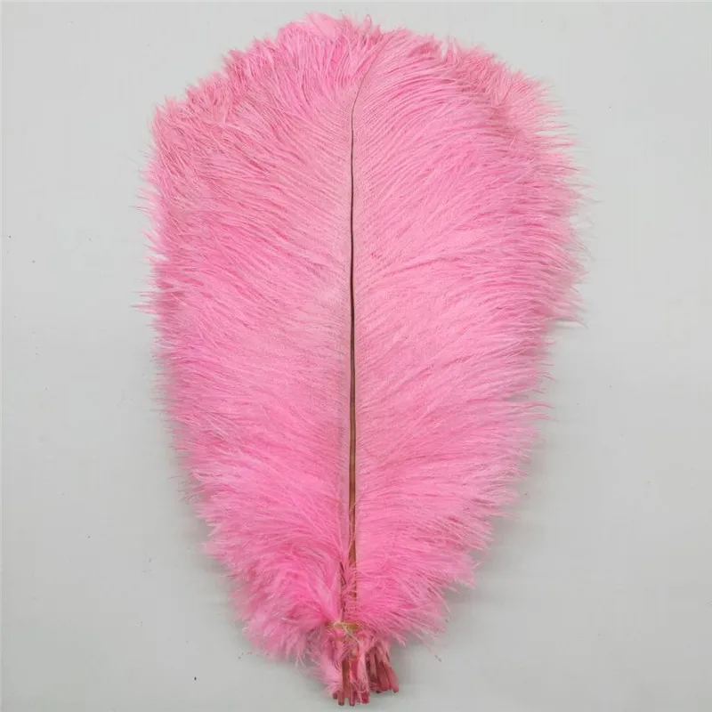 Wholesale Pink Ostrich Feathers 15 75CM 6 30 Inch Carnival Party