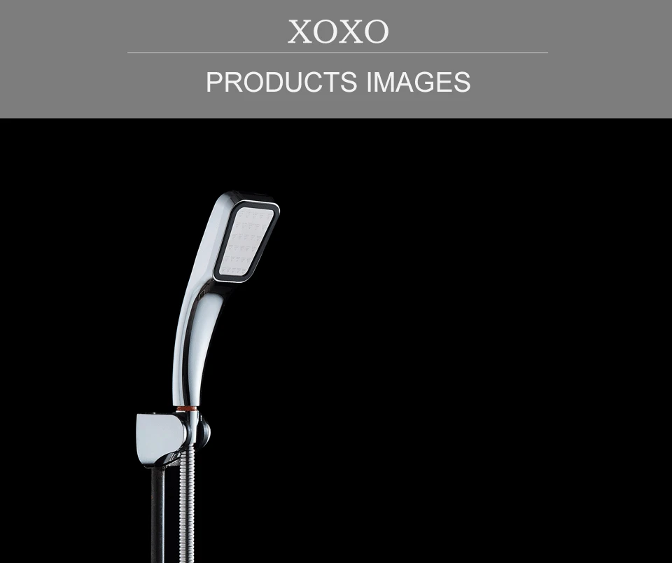 XOXO 30% водосберегающая душевая головка 300% повышающий давление Мощный 300 отверстий ABS Хромированная ручная душевая головка X731