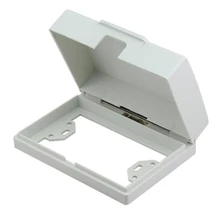 10pcs/pack White 118 Type Mounting Box Splash box Internal Italian Waterproof Cover Switch and Socket installing Wiring Back Box