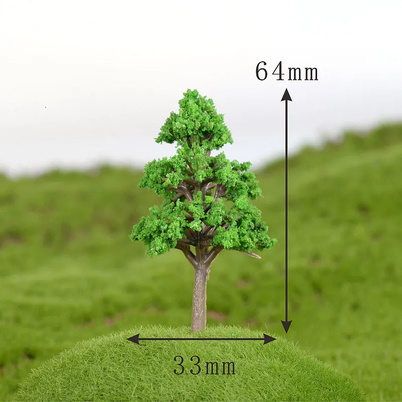 Пластиковый сад микропейзаж высокое качество миниатюры Сакура Мини 1 шт. моделирование деревья Популярные фигурки украшения дома