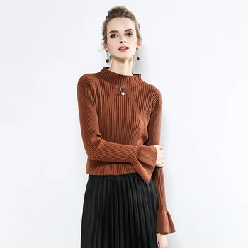 

2018 Spring Women long sleeve sweaters and pullovers Autumn winter clothes