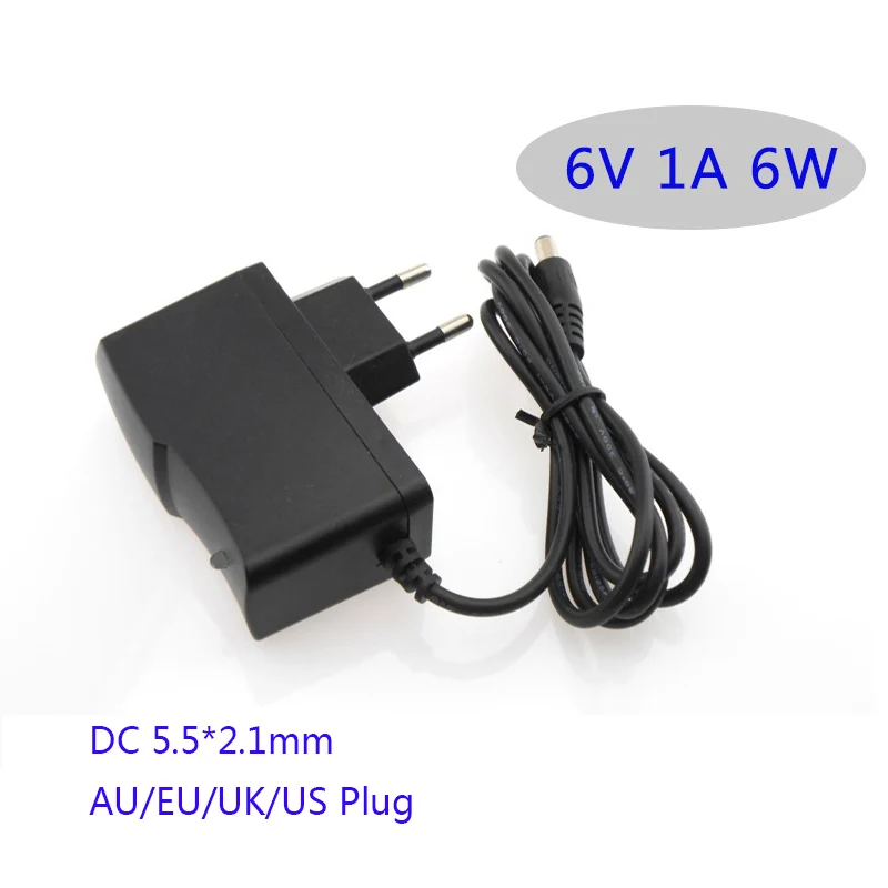 DC 6V 1A power adapter universal power 