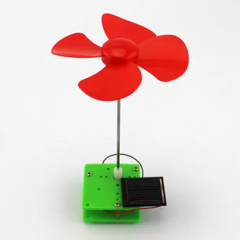 

DIY Rotating Sun Flower Handmade Toys Physical Gizmo Building Blocks Kits Solar Energy Assembled Toy Teaching Tool