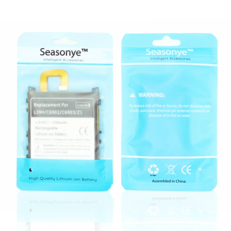 Seasonye 1x3300mAh LIS1525ERPC Сменный аккумулятор для Z1 L39H C6902 C6903 L39T L39U C6916 C6943 D5503|battery for|3300mah