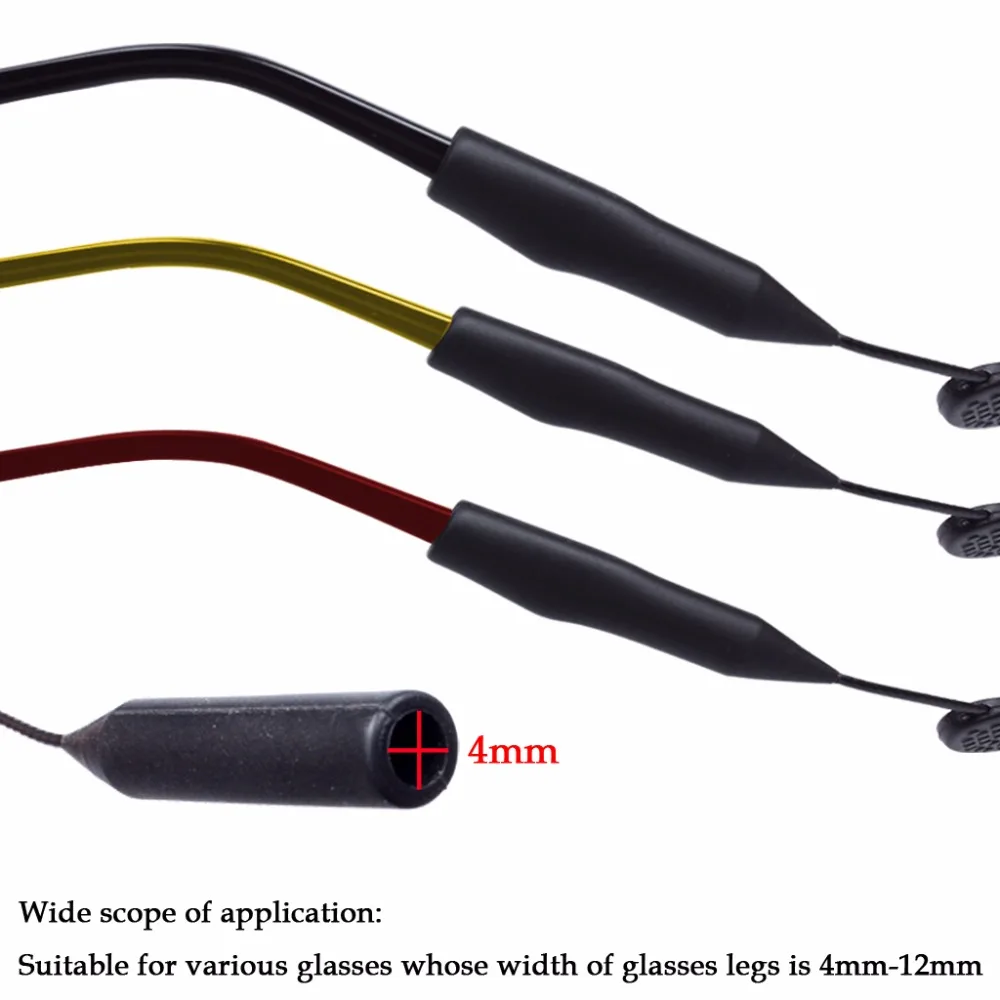 Adjustable Silicone Eyeglass Neck Strap Rope Retainer Holder for Adult  (4)