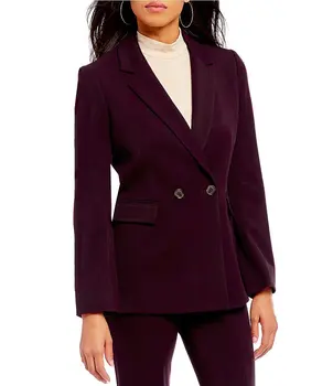 

Wine Ninth Pants Business Women's Pants Suits Work Suits Minimalist Suits Office Lady Suits Custom Made 2 Piece Jacket/Pants