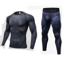 Новые зимние комплекты термобелья мужские быстросохнущие антимикробные стрейч мужское термобелье мужские кальсоны для фитнеса
