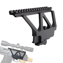 Быстро с Dealz Тактический M47 боковой направляющей Сфера Picatinny Cerakote область AK47 Гора ЧПУ Черный 2-0005